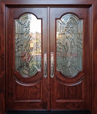 Классическая железная дверь с массивом дуба для входа ВЖ-23 в Йошкар-Оле